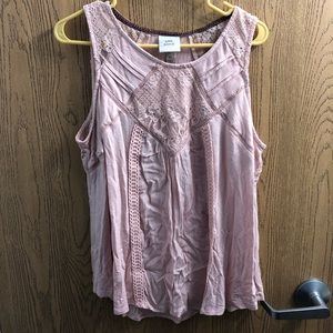 Knox rose pink tank top blouse